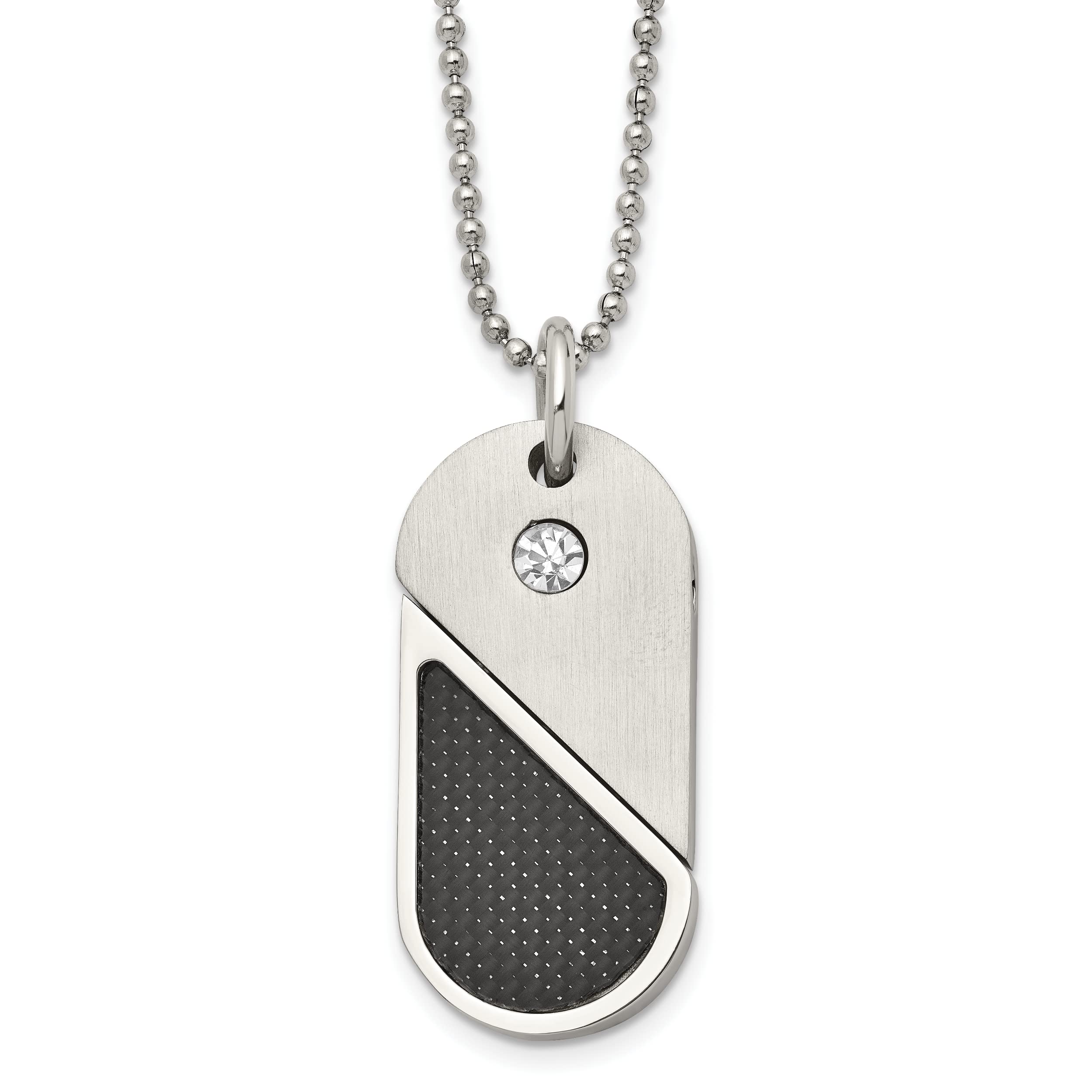 Stainless Steel Dog Tag Necklace with Heart Pendant - Convertible & Durable Jewelry for Men and Women - Perfect for Everyday Wear, Gifts, and Pet Memorials