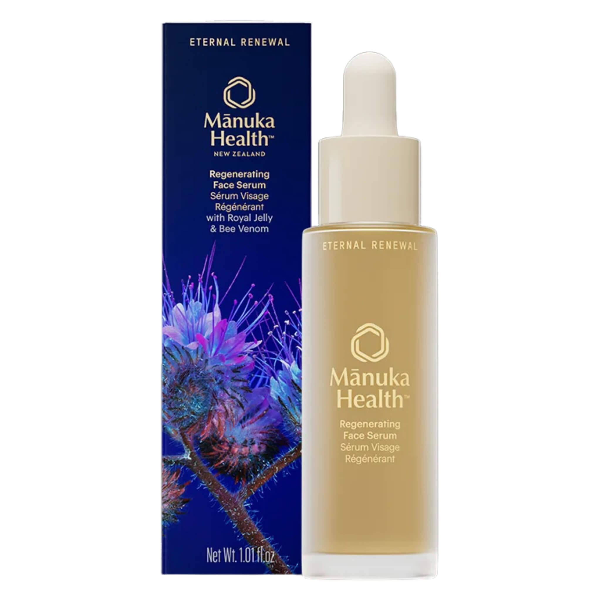 Eternal Renewal Regenerating Face Serum - Anti-Aging Skincare for Wrinkles & Fine Lines | Hydrating & Brightening Facial Treatment for Daily Use & Night Routine