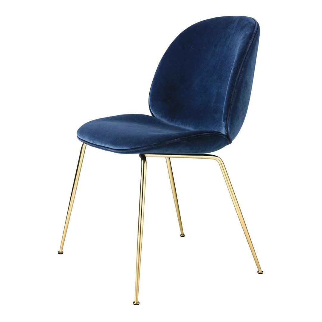 Beetle Dining Chair with Conic Base - Fully Upholstered Modern Seat for Kitchen, Dining Room & Office - Comfortable & Stylish Home Furniture
