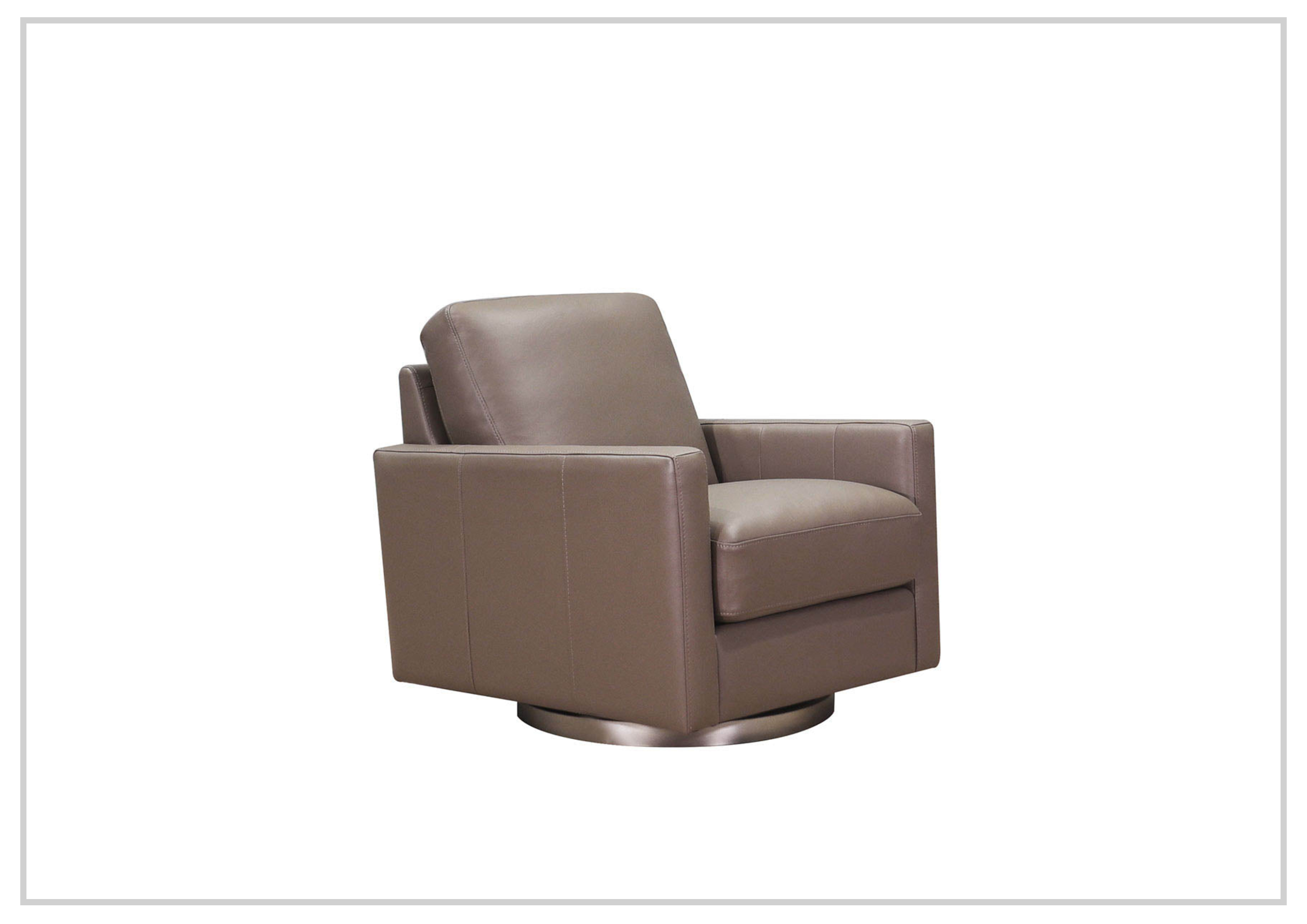 Hydeline Ashby 360 Degree Swivel Leather Arm Chair - Ergonomic Office Chair with Adjustable Height for Home & Workspace - Perfect for Conference Rooms, Study Desks & Executive Offices