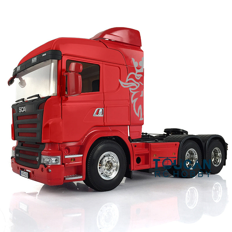 1/14 Scale Toucan Hobby Midtop 3-Axle RC Tractor Truck Kit - DIY Radio Controlled Model Car with Painting Cabin & Electric Motor - Perfect for Hobbyists, Collectors and RC Enthusiasts - Great Gift for Birthday, Christmas and STEM Learning