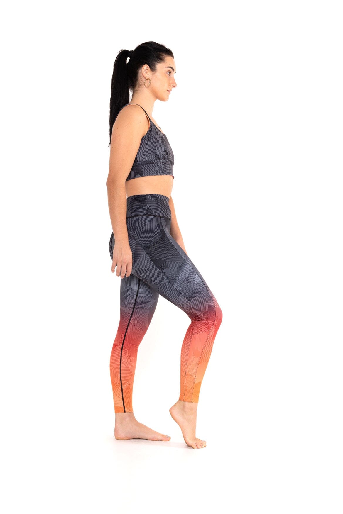Jill Reversible Bra Dark Sunset - Comfortable & Supportive Wireless Bralette for Women - Perfect for Yoga, Lounge & Everyday Wear