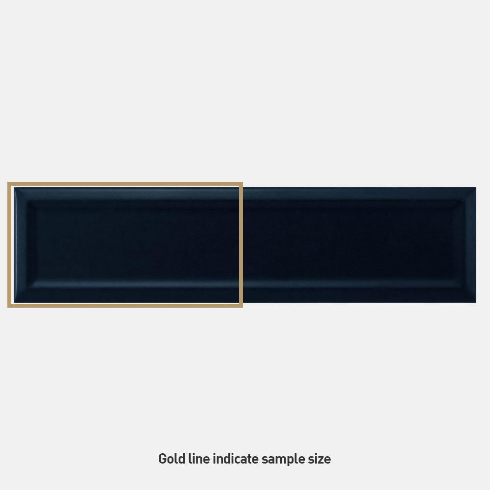 Metro Navy Blue Ceramic Subway Tile 4.25x11 Inch - Classic Kitchen Backsplash & Bathroom Wall Tile for Modern Home Decor
