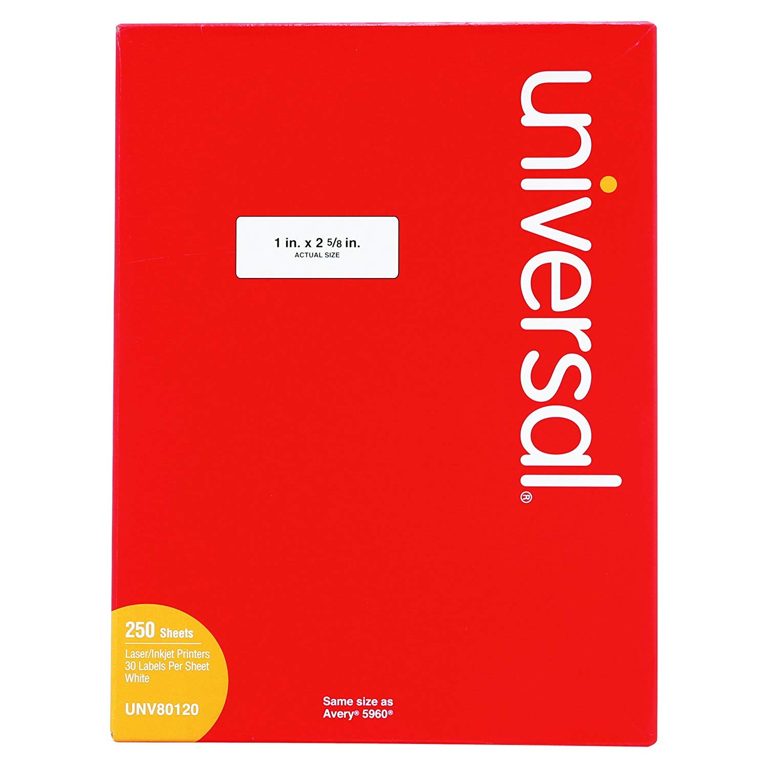 Universal Laser Printer Permanent Labels 1