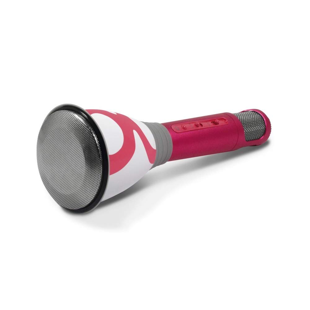 Gulli 485108 3-in-1 Bluetooth Karaoke Speaker with Microphone - Portable Wireless Party Speaker for Home, Travel & Outdoor Events (Pink)