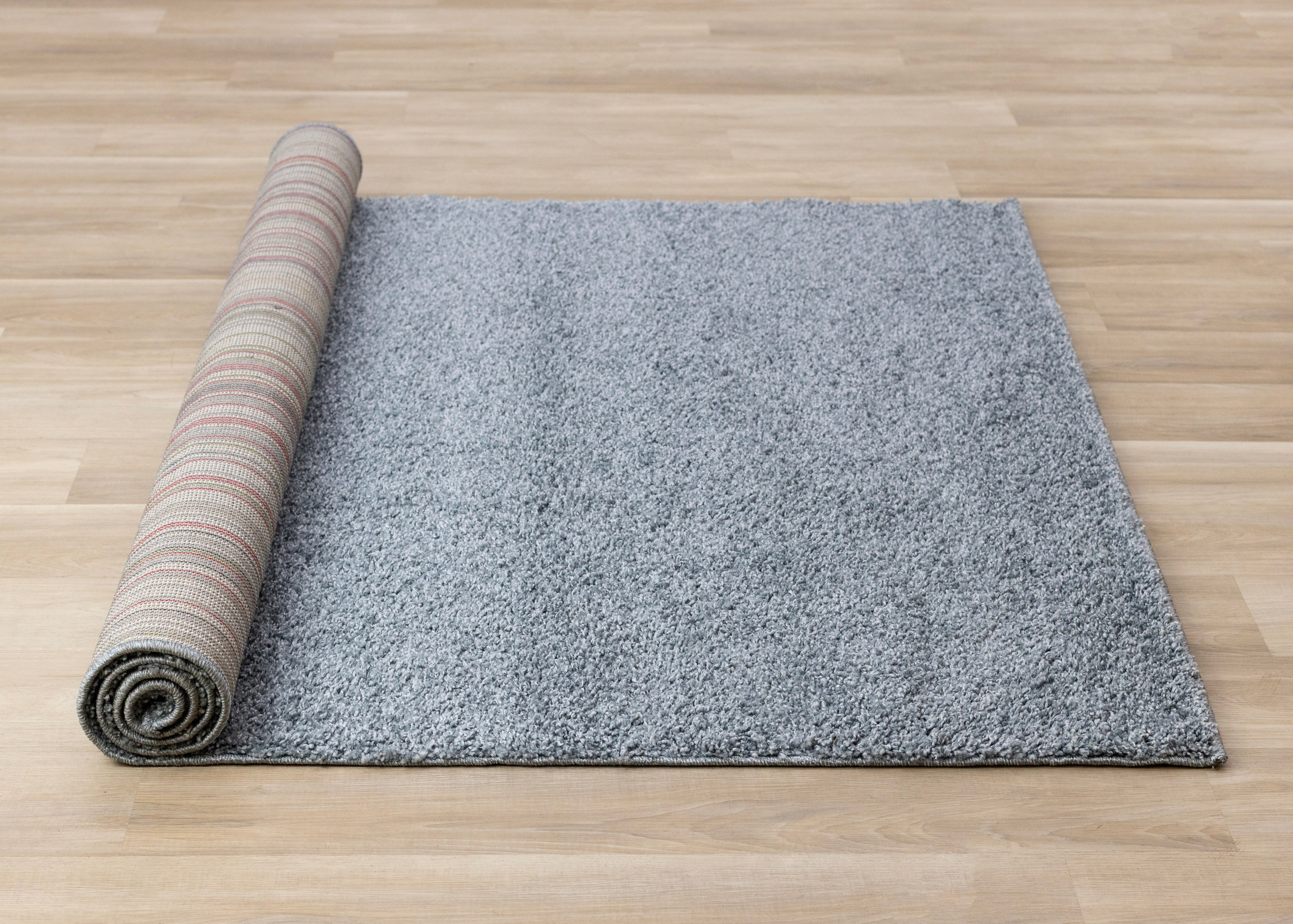 Brio 5'3 x 7'7 Shag Area Rug - Soft Plush Blue Carpet for Living Room, Bedroom & Nursery - Cozy Home Decor for Modern Spaces