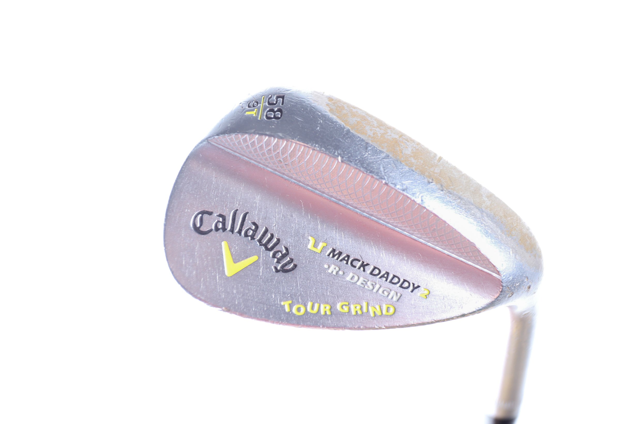 Used Callaway Mack Daddy 2 Tour Grind Chrome Lob Wedge 58° - Right Handed Stiff Flex Golf Club for Short Game & Bunker Shots