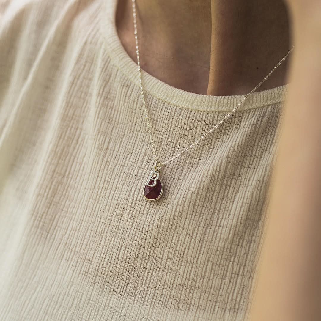 Beaded Chain Necklace | 14K White Gold Vermeil Jewelry for Women | Perfect for Weddings, Parties & Everyday Wear