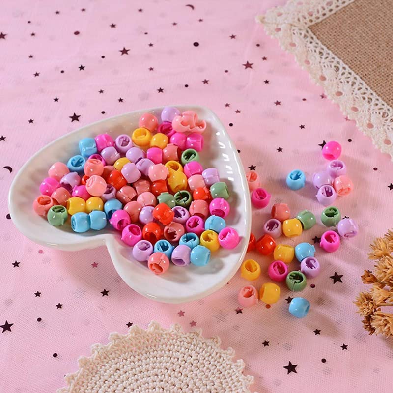 Shidara Rainbow Mini Claw Hair Clips - 100pcs Tiny Plastic Hair Claws for Braids, Beads & Hairstyles | Hair Accessories for Women, Girls & Kids | Perfect for School, Parties & Daily Styling