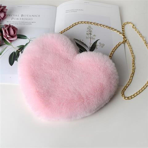 Stylish Plush Chain Shoulder Bags for Women - Elegant Valentine's Day Party Purse | Perfect for Date Nights, Weddings & Special Occasions