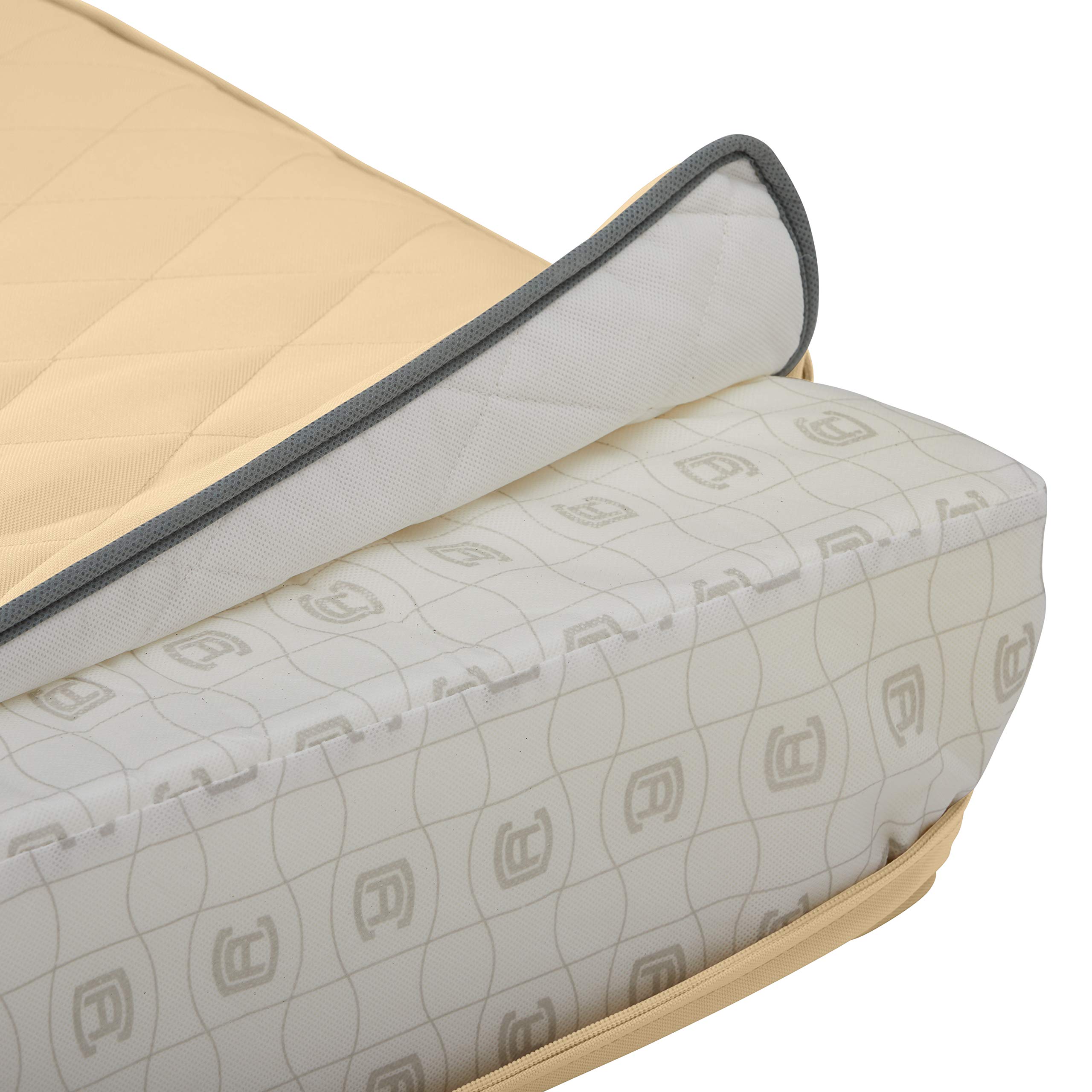 FadeSafe Waterproof Patio Bench Cushion Cover - 48x18x3 Inch, Chamomile - Outdoor Furniture Protection