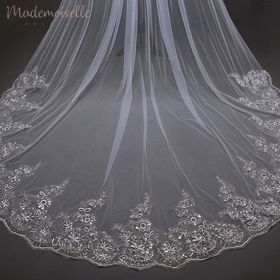 Dalisay Veil - Elegant Bridal Wedding Veil for Women | Perfect for Church Ceremony, Photoshoot & Special Occasions