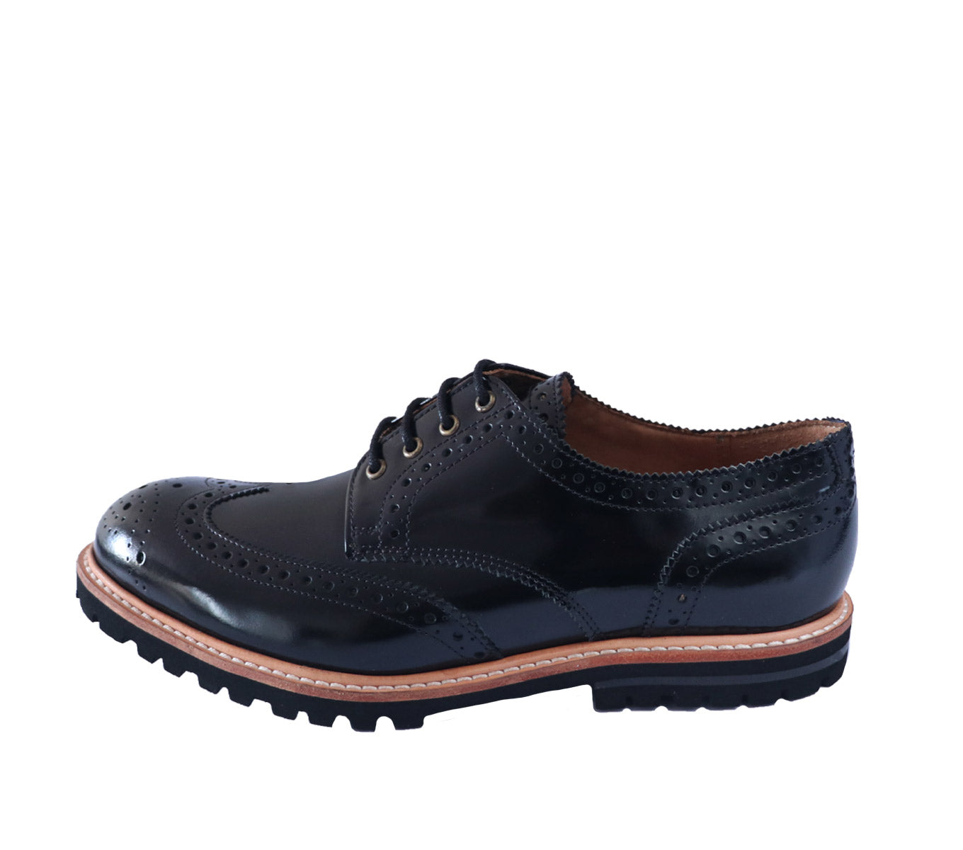Premium Men's Charter Brogue Leather Shoes - Classic Oxford Style for Business & Formal Wear - Perfect for Office, Weddings & Special Occasions