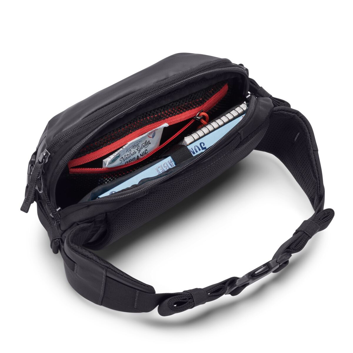 Cotopaxi Allpa X 3L Hip Pack - Lightweight Travel Waist Bag for Hiking, Running & Everyday Use - Black