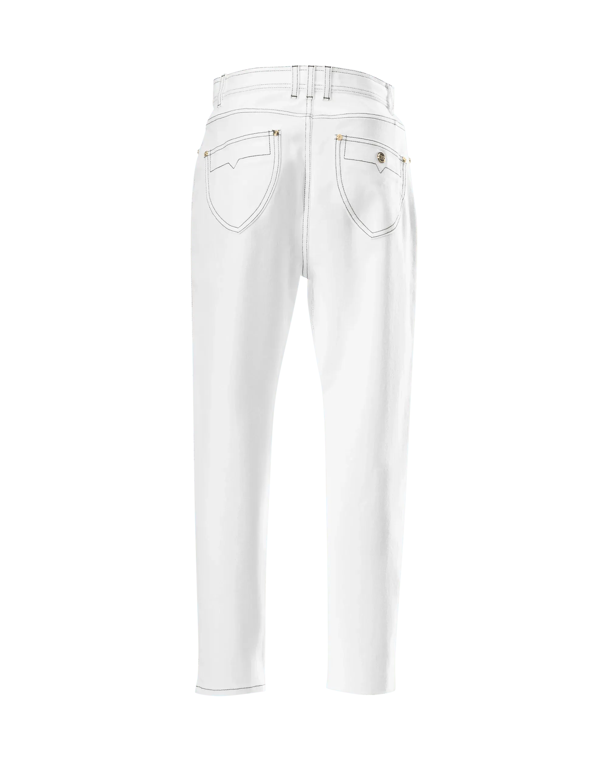 Stylish Contrast Stitch Boyfriend Jeans for Women - Trendy Distressed Denim Pants with Comfortable Relaxed Fit - Perfect for Casual Outings, Date Nights & Weekend Wear