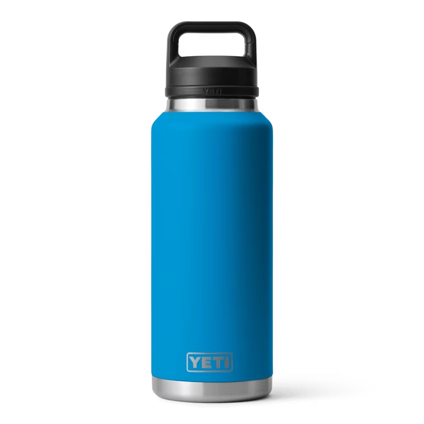 Yeti Rambler 46 oz Stainless Steel Water Bottle with Chug Cap - Insulated, Leakproof, BPA-Free for Outdoor, Gym, Hiking & Travel