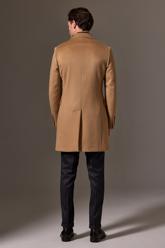 Premium Camel Wool Silk Blend Coat for Women | The Carter Peak Winter Coat | Warm & Stylish Outerwear for Cold Weather, Office & Casual Wear
