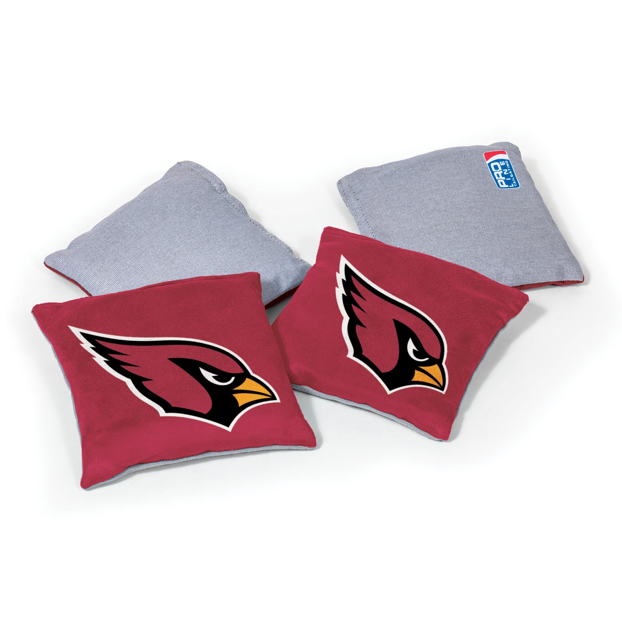 NFL Arizona Cardinals Dual-Sided Cornhole Bean Bags 4-Pack - Premium Toss Bags for Cornhole Game Set | Perfect for Tailgating, Backyard BBQs & Game Day Parties