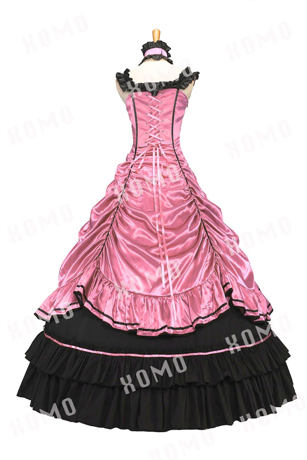 Southern Belle Civil War Off Shoulder Formal Dress - Elegant Satin Lolita Ball Gown for Historical Reenactments, Cosplay & Victorian Themed Parties