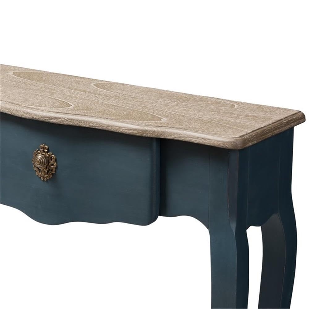BOWERY HILL Provincial Blue Spruce Console Table - Entryway Sofa Table, Hallway Accent Furniture for Living Room & Bedroom Decor