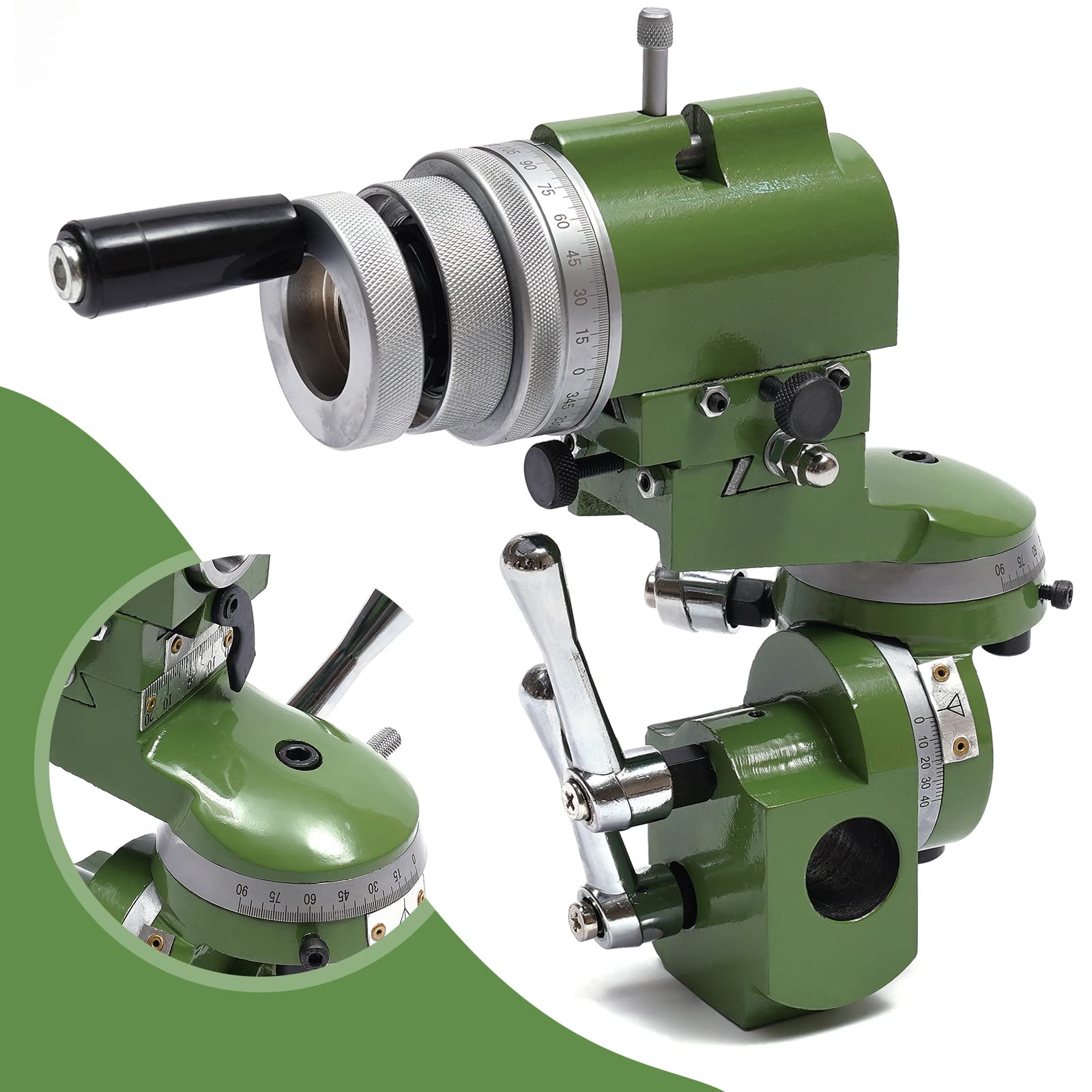U2 Universal Cutter Grinder Machine - Precision Multi-Purpose Grinding Tool for Sharpening Milling Cutters (25mm Holder Assembly) | Ideal for Metalworking, Woodworking & DIY Projects