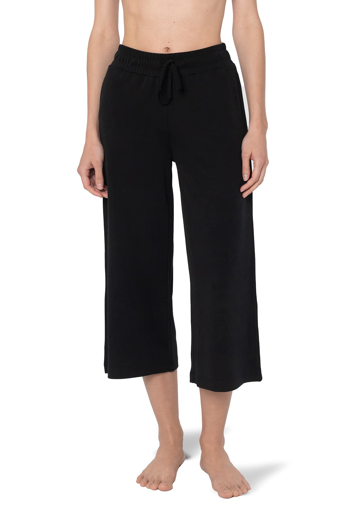 Pure & Simple Women’s Capri Pants - Comfortable Stretchy Casual Lounge Pants for Yoga, Running & Home Wear
