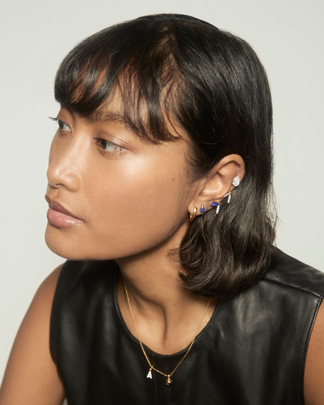 GRID Spice Single Earring - Unique Minimalist Dangle Earring for Women | Perfect for Everyday Wear, Parties & Special Occasions