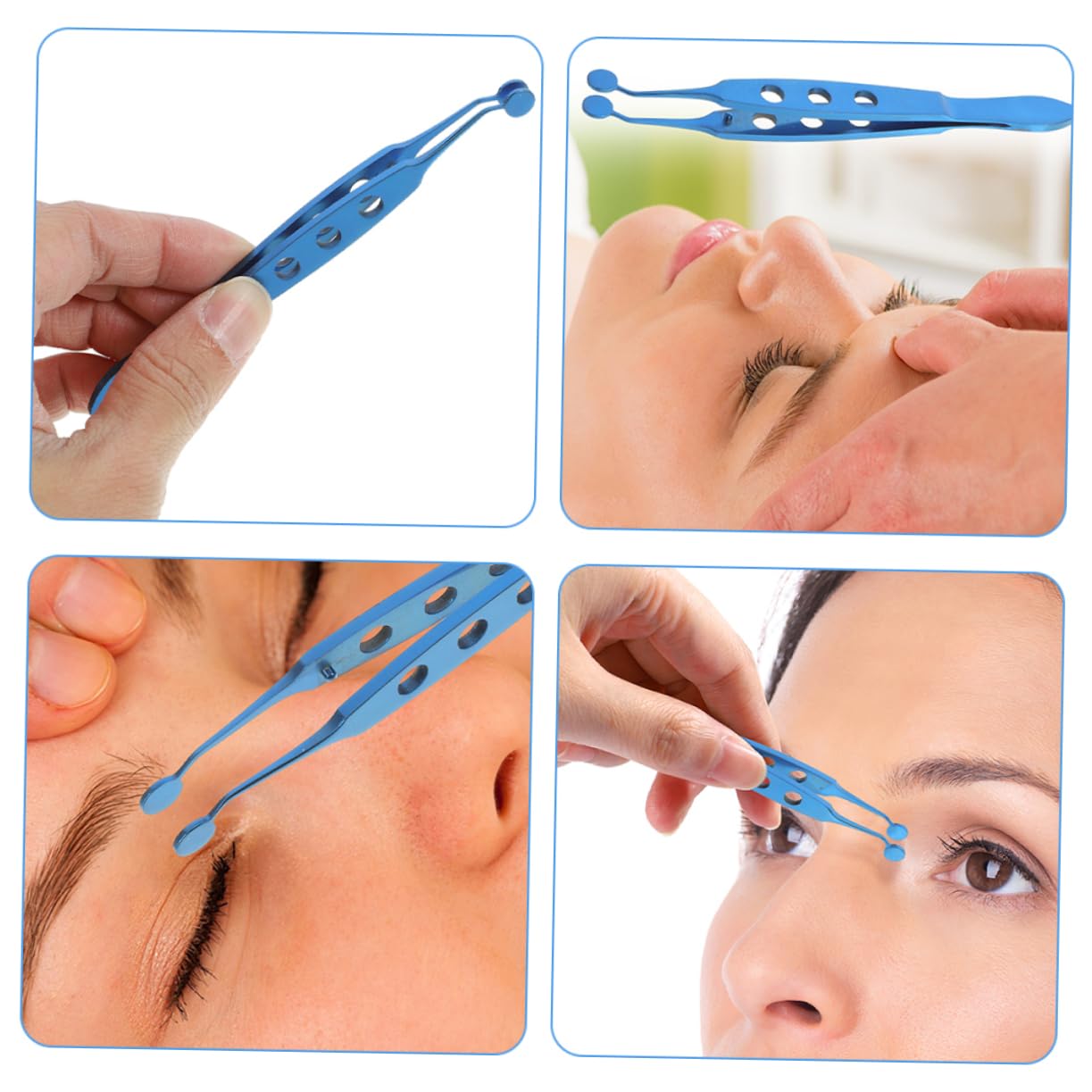 Titanium Alloy Meibomian Gland Forceps - Professional Eyelid Tweezer & Compressor Tool for Stye Treatment, Eye Care & Gland Expression - Perfect for Ophthalmologists & Home Use