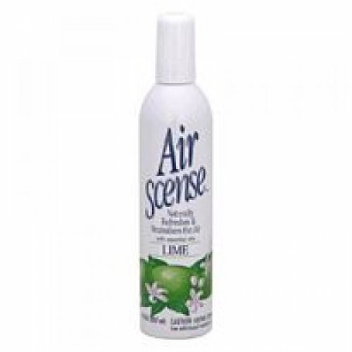 Air Scense Air Freshener Lime Scent - 7 oz (16 Pack) | Long-Lasting Odor Eliminator for Home, Car, Office & Bathroom