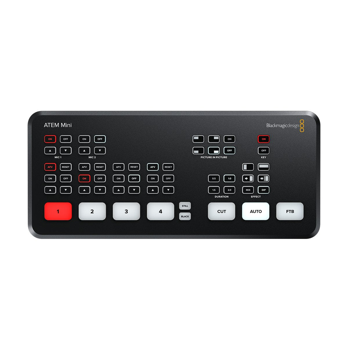 Blackmagic Design ATEM Mini HDMI Live Stream Switcher - Professional 4K Video Mixer for YouTube, Twitch & Podcasting (Open Box) - Perfect for Home Studios, Live Events & Church Broadcasts