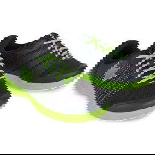 Brunswick Men's Fuze Bowling Shoes - Black & Neon Green - Lightweight & Comfortable for League Play & Casual Bowling