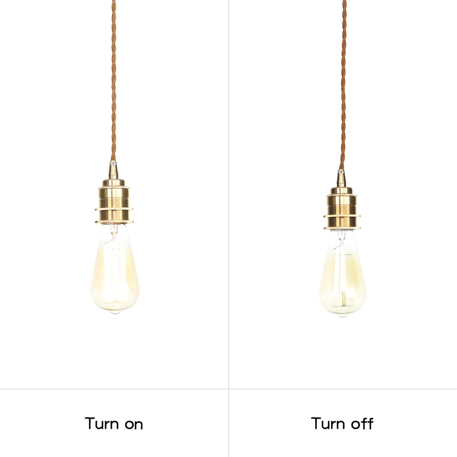 Vintage Edison Pendant Lights - Adjustable Height Industrial Hanging Chandelier with 6 Gold Copper Spider Lamps | Perfect for Dining Room, Kitchen Island, Bar, and Living Room Ceiling Lighting