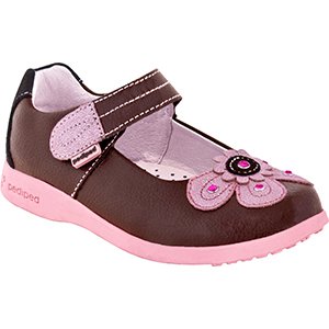 pediped Flex Selena Mary Jane Shoes for Toddler & Little Kids - Comfortable & Stylish Girls' Dress Shoes for School, Parties & Special Occasions