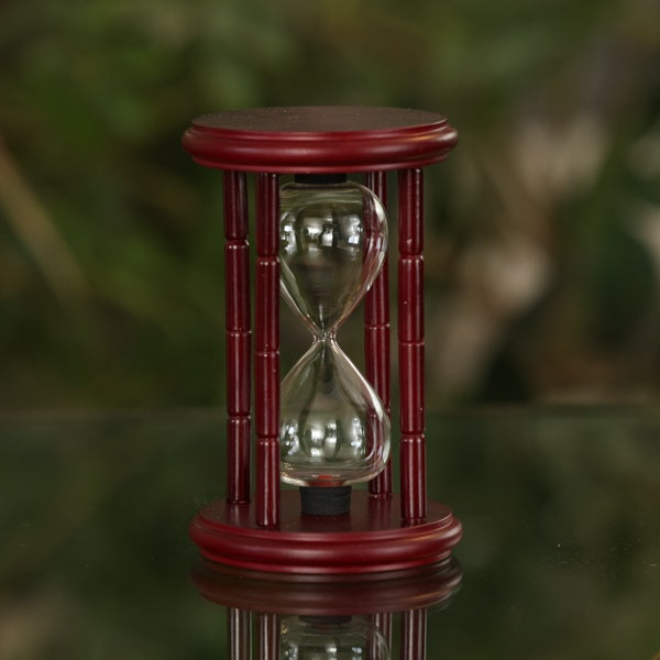 Cherry Wood Hourglass Urn for Ashes - Elegant Memorial Keepsake for Loved Ones | Perfect for Home Display, Funeral Services & Memorial Ceremonies