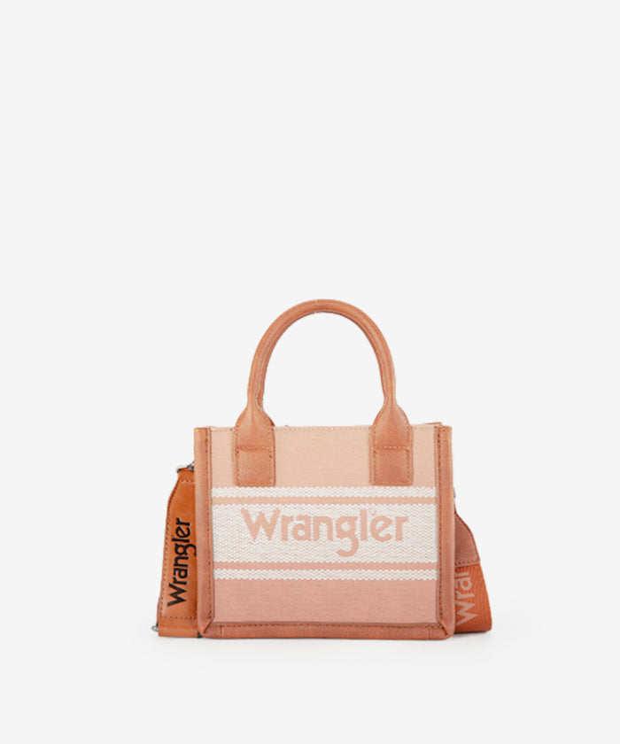 Wrangler Embroidered Canvas Crossbody Bag for Women - Stylish Western Purse with Adjustable Strap, Perfect for Travel, Shopping & Everyday Use