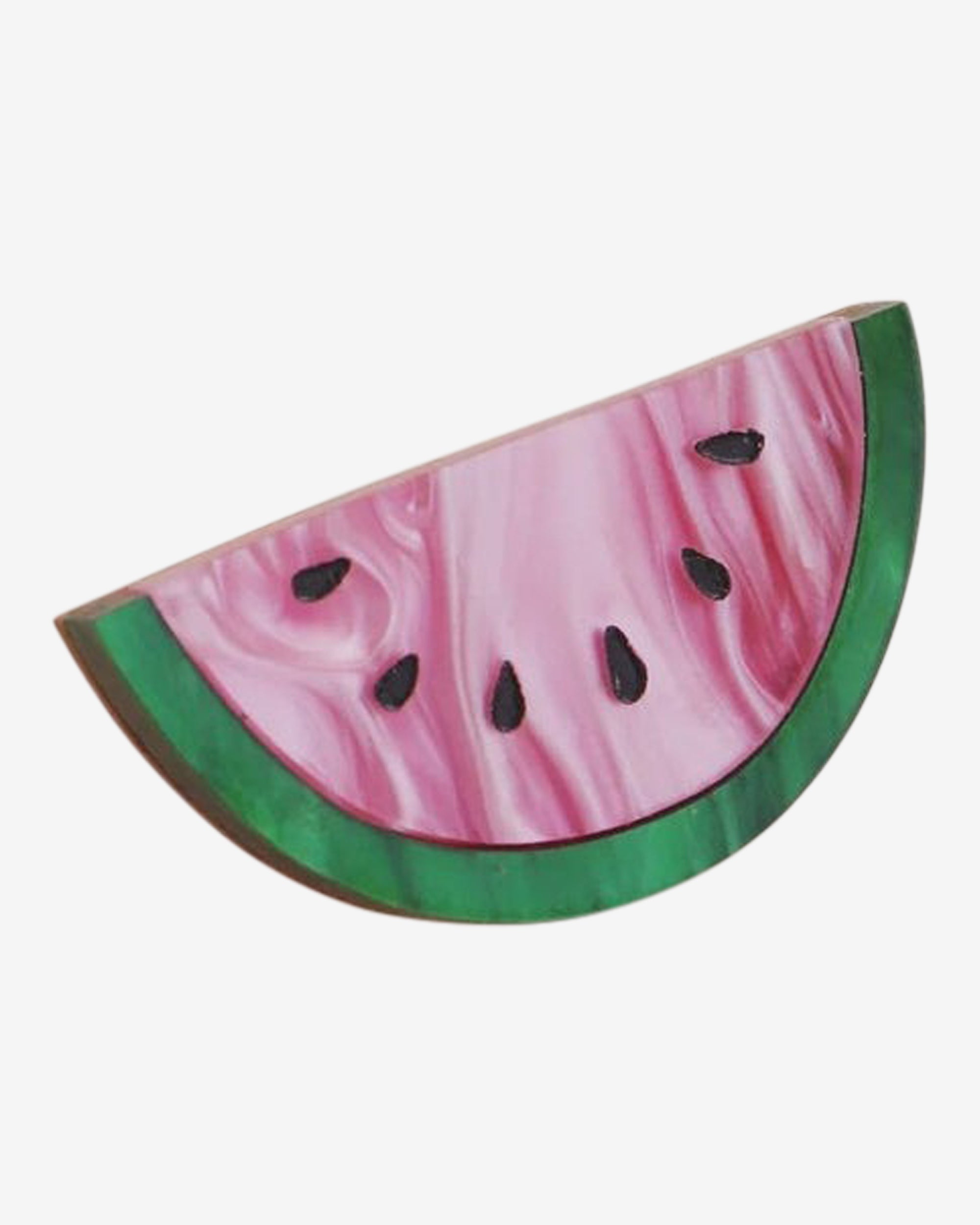 Wolf & Moon Watermelon Enamel Pin - Cute Fruit-Themed Lapel Pin for Backpacks, Hats & Denim Jackets - Perfect for Summer Outfits & Festival Accessories