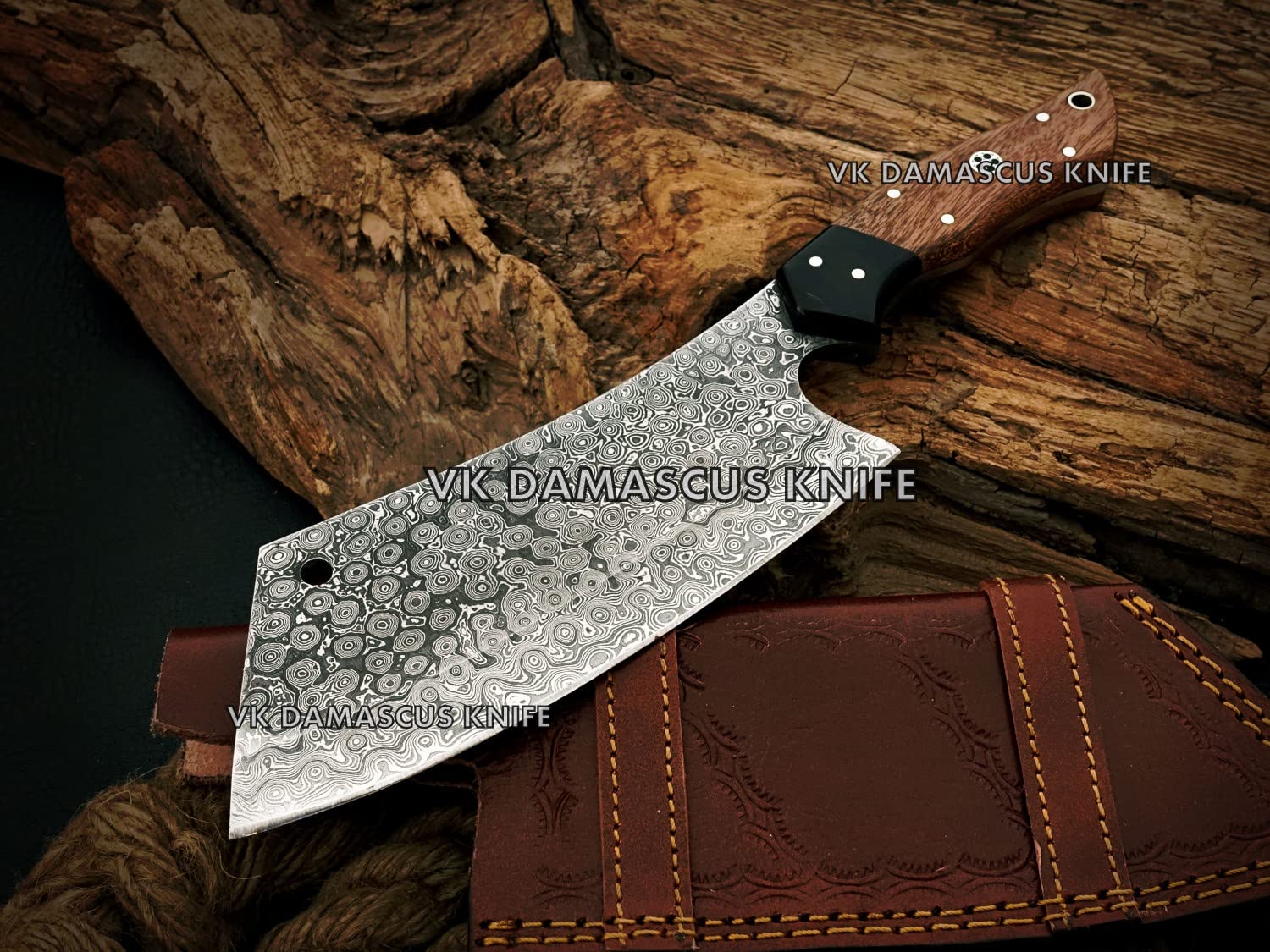 Premium Handmade Damascus Steel Chef Knife - 11.5