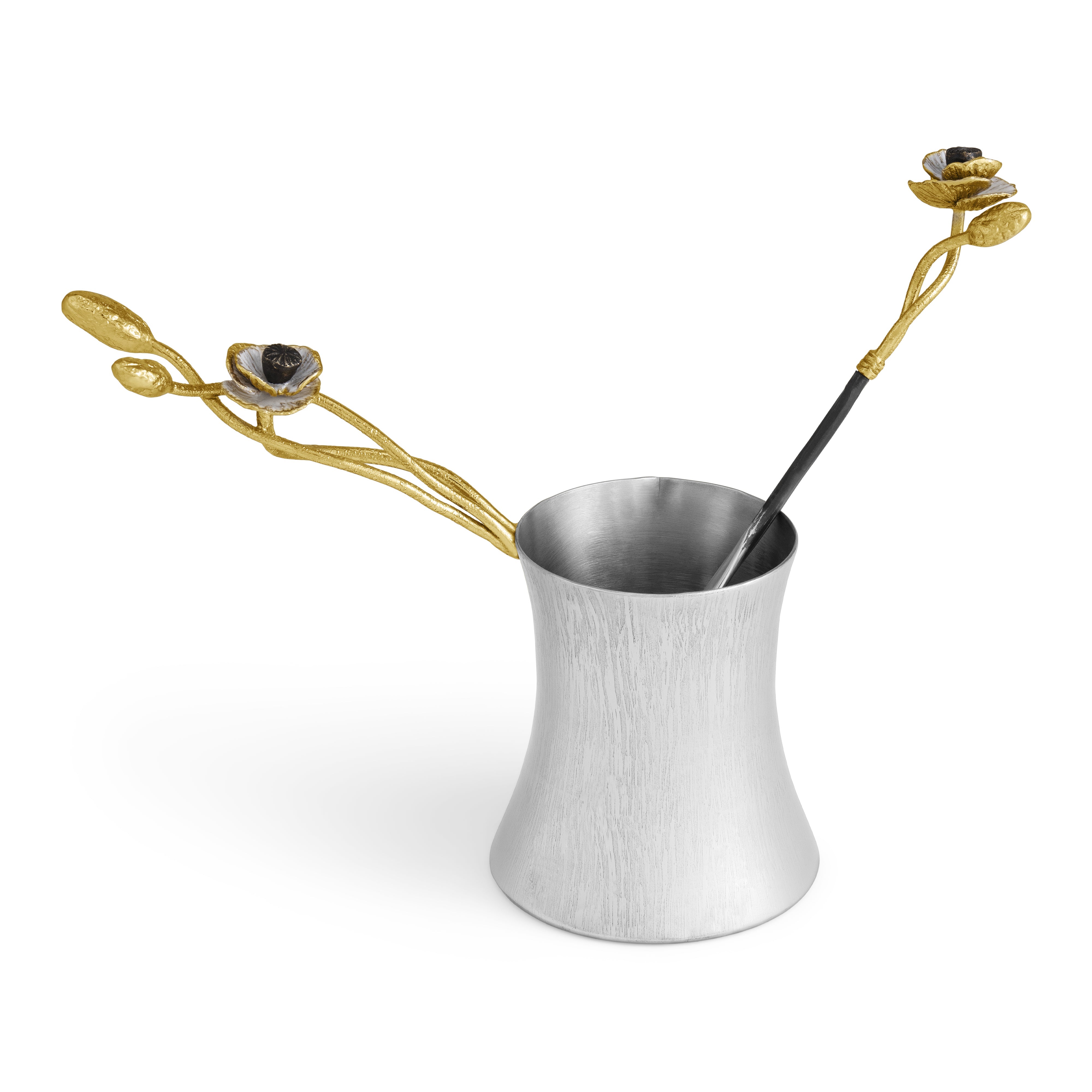 Premium Anemone Coffee Pot with Spoon - Elegant Tea & Coffee Serving Set for Home, Office, or Gifts - Perfect for Morning Brews & Afternoon Tea Parties