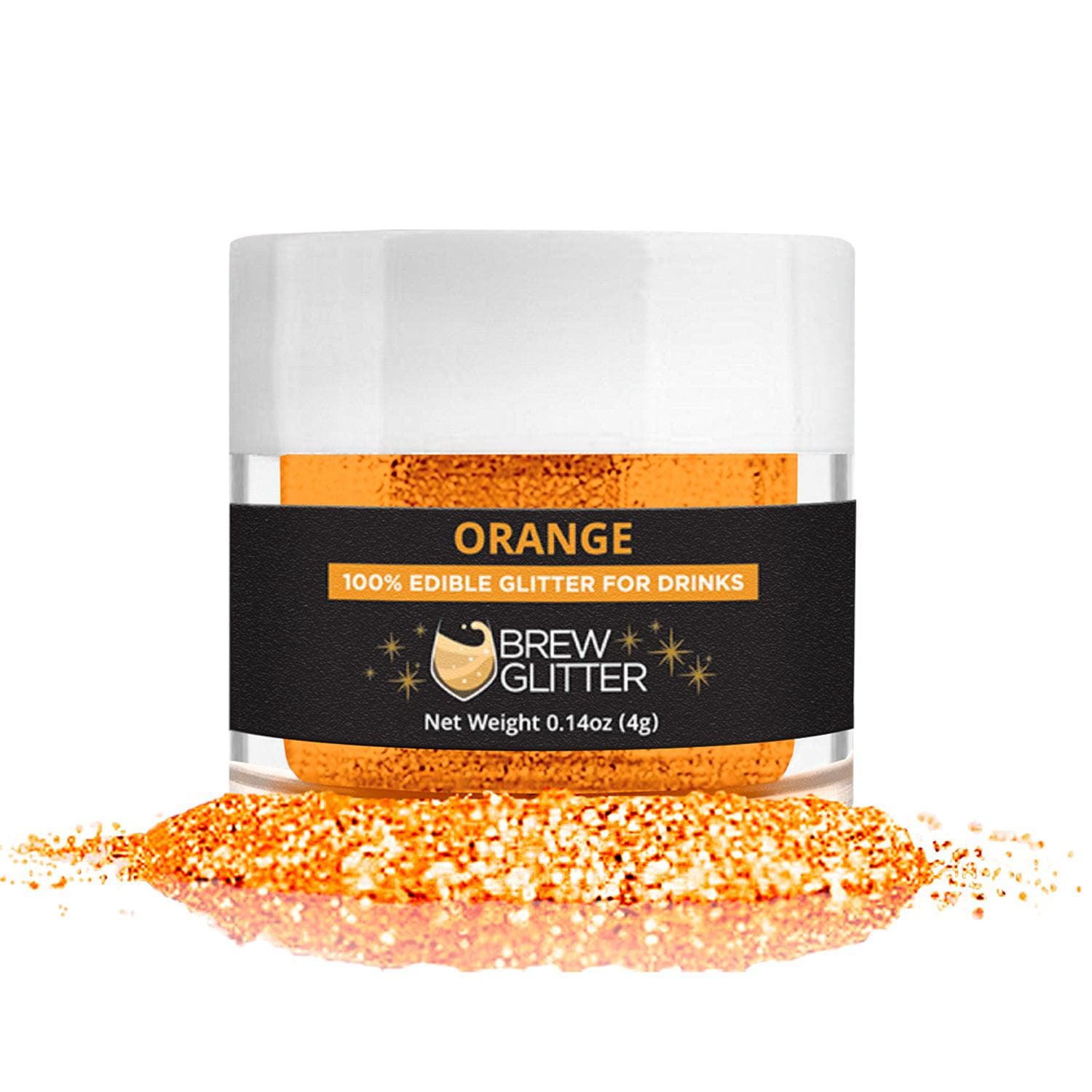 Blue & Orange Brew Glitter® Football Team Colors (2 PC Set) - Perfect for Game Day Parties, Tailgating & Sports Themed Events