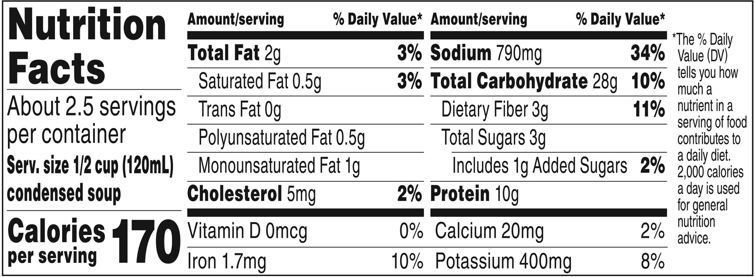 Campbell's Condensed Split Pea with Ham Soup - 11.5 Ounce Cans (Pack of 12) | Hearty & Nutritious Meal for Quick Lunches, Camping Trips & Emergency Food Storage