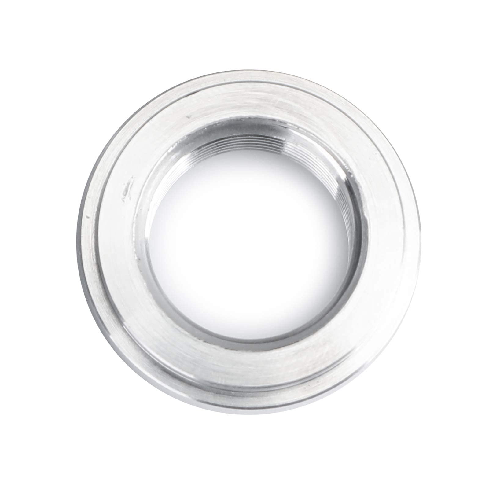 M16x1.5 Female Aluminum Weld On Bung Fitting - High Quality Fuel/Oil Tank Adapter for Automotive, Motorcycle & Industrial Applications