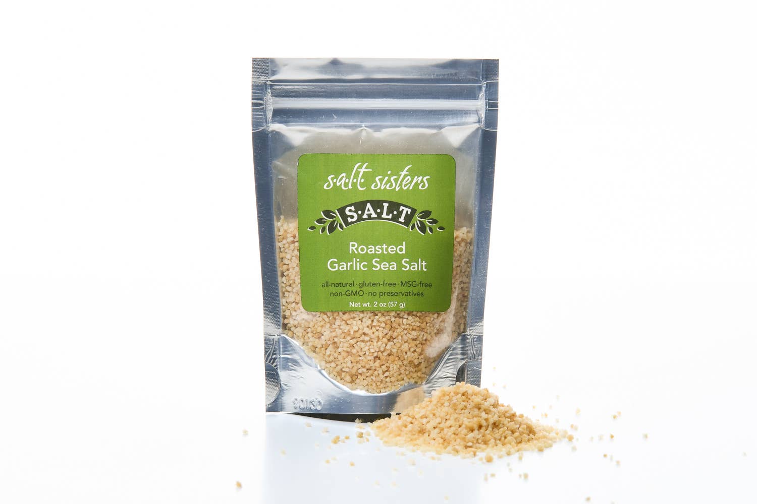 Organic All Natural Sea Salt with Roasted Garlic Flavor | Gourmet Seasoning for Cooking, Baking & Grilling | Perfect for Meats, Vegetables & Seafood Dishes