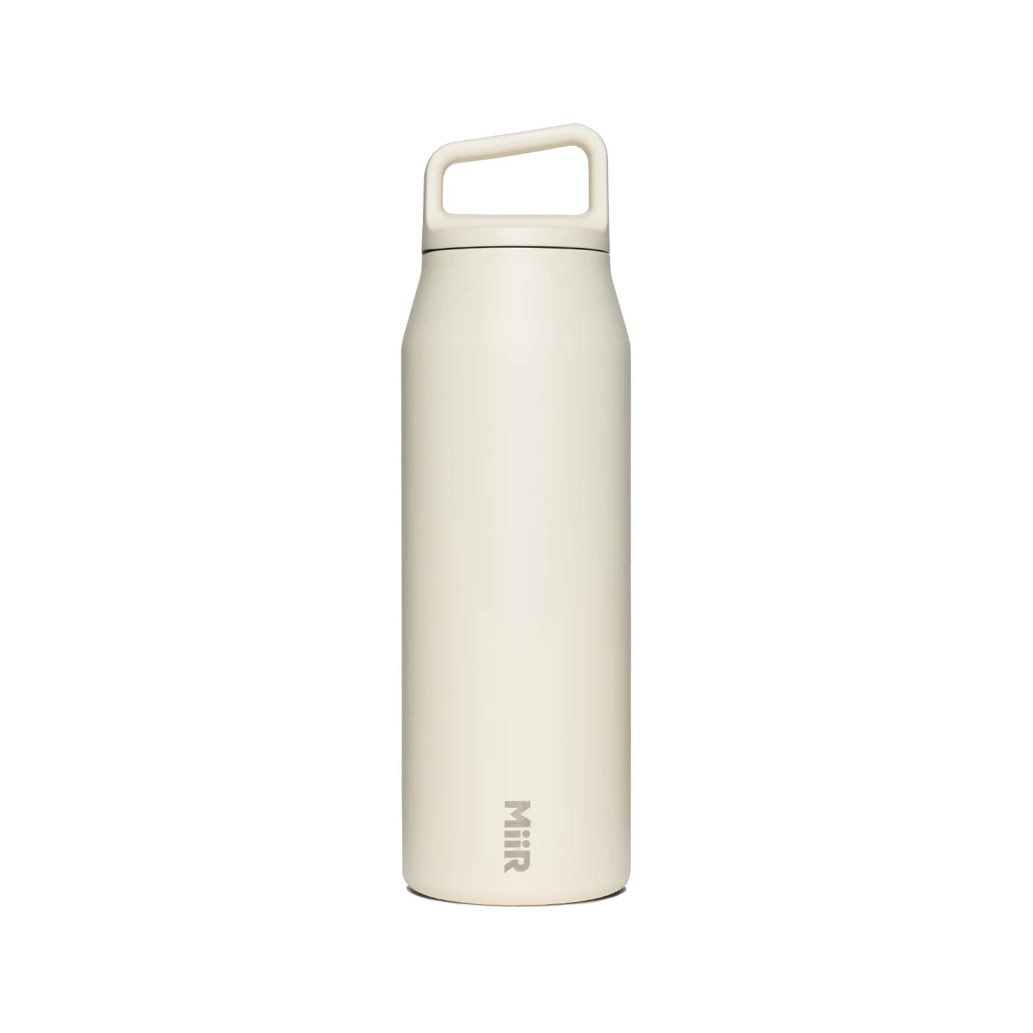 MiiR 32oz Wide Mouth Water Bottle - Sandstone White | Insulated Stainless Steel, Leakproof, BPA-Free | Perfect for Hiking, Camping, Gym & Everyday Use