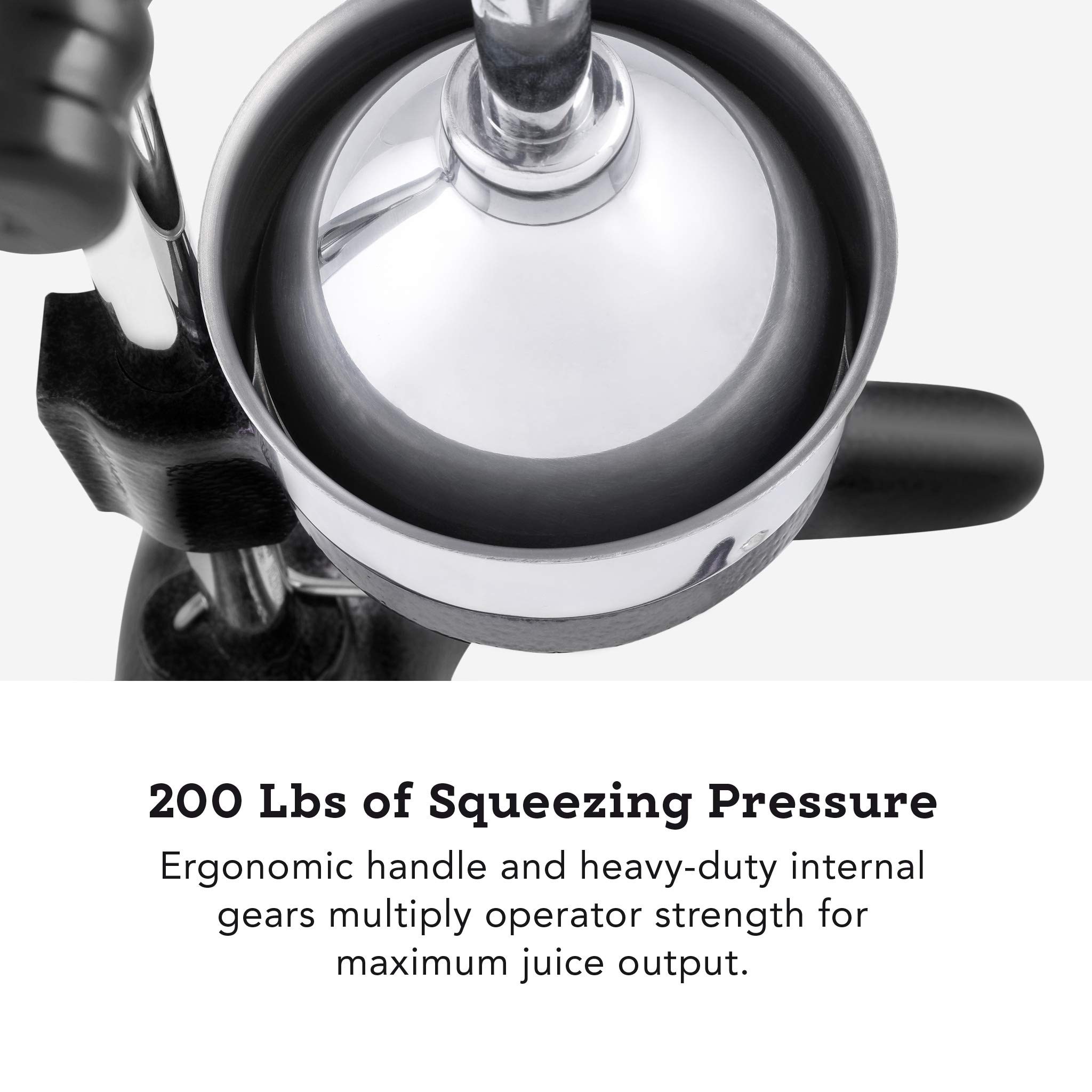 Tribest Slow Masticating Juicer for Citrus Fruits - Cold Press Technology, Black - Perfect for Healthy Juices, Detox Drinks & Smoothies at Home