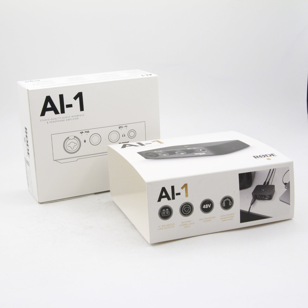 Rode AI-1 Studio Quality USB Audio Interface - Open Box Excellent Condition | Perfect for Podcasting, Music Recording & Streaming