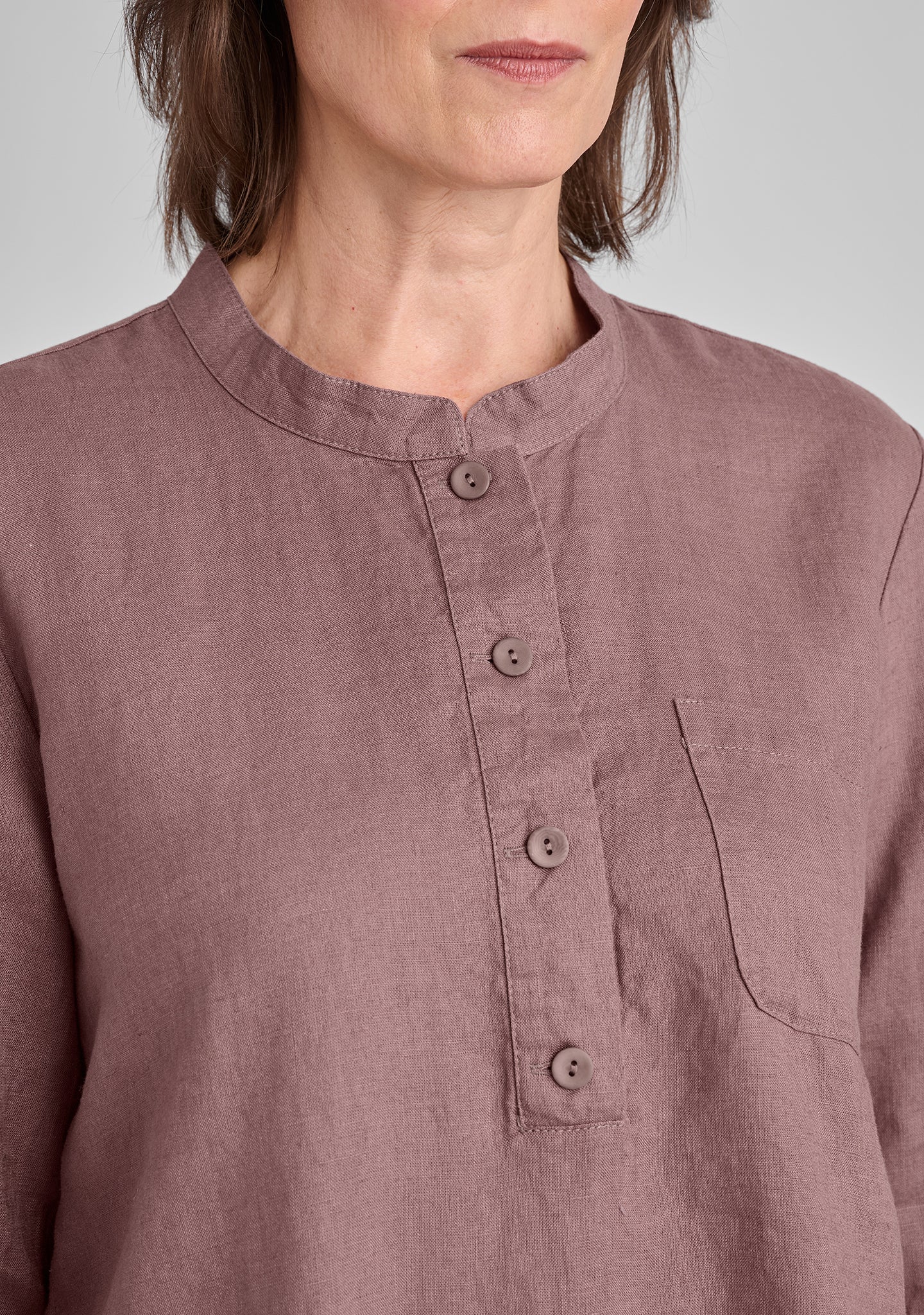 Comfortable Linen Nightshirt Dress for Women - Soft & Breathable Sleepwear - Perfect for Lounge, Travel & Summer Nights - FINAL SALE