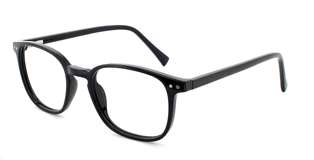 Trendy Low Profile Reading Glasses Black - Lightweight & Comfortable for Daily Use, Work, and Reading