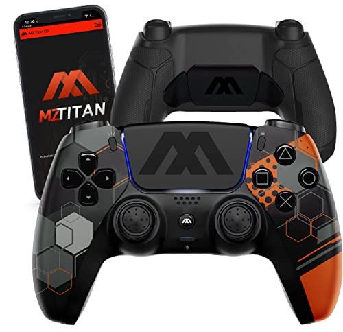 MODDEDZONE Smart Extreme Modded Controller for PS5 & PC - Anti Recoil, Remappable Back Paddles, Interchangeable Thumbsticks, Hair Triggers, Tactical Buttons | Wireless Gaming Controller with App Control | Perfect for FPS, Battle Royale & Competitive Gaming