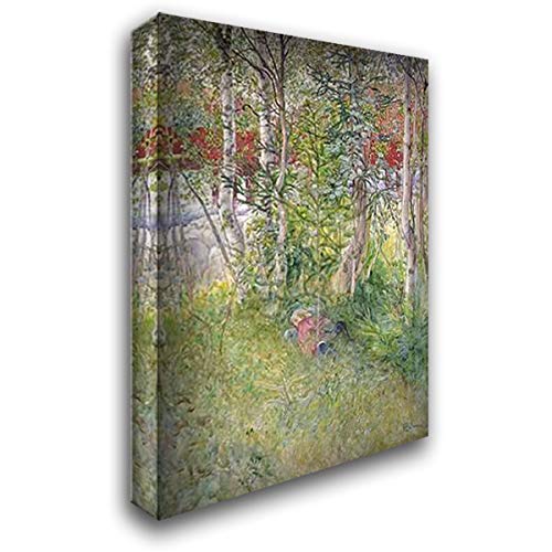 Larsson Carl 'A Nap Outdoors' 16x24 Gallery Wrapped Canvas Art Print - Perfect for Living Room, Bedroom & Office Wall Decor