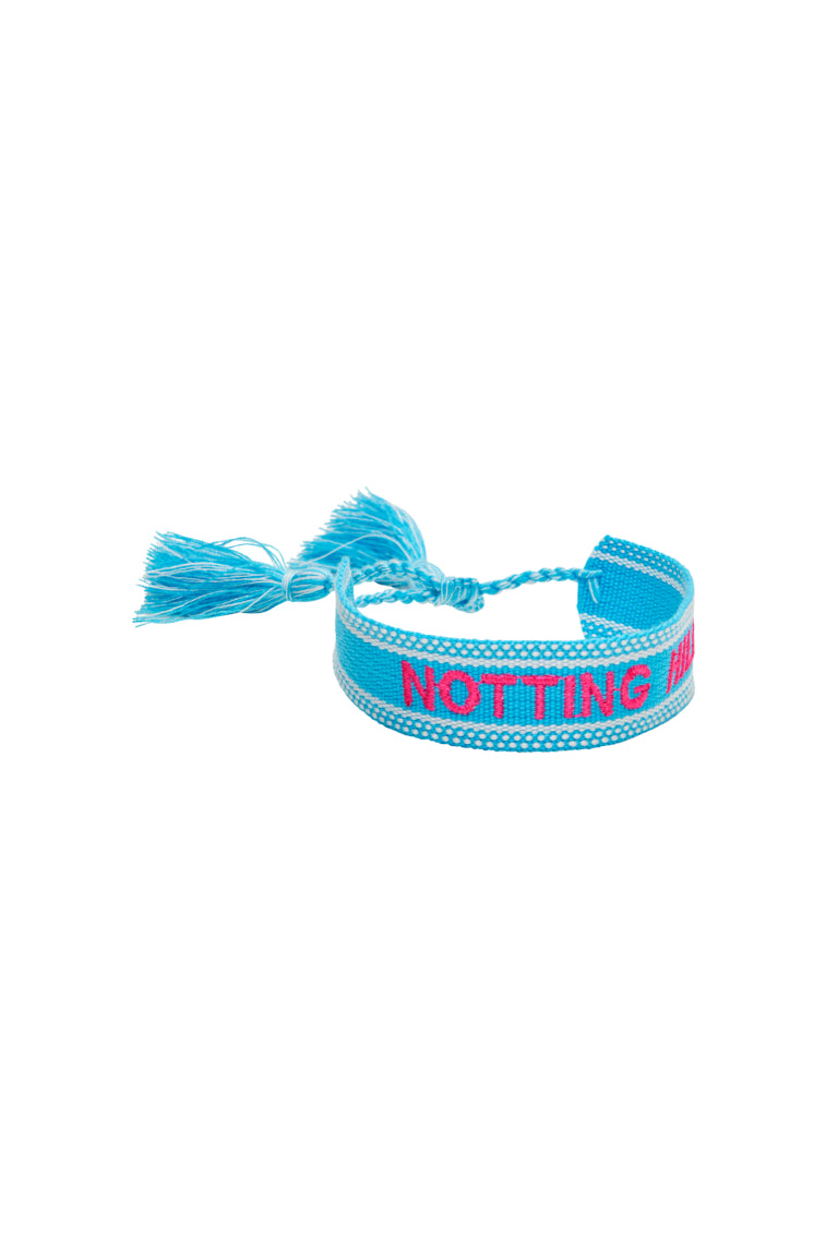 Notting Hill Woven Bracelet for Women - Handmade Bohemian Style Adjustable Leather Wrap Bracelet - Perfect for Casual Wear, Festivals & Gifts